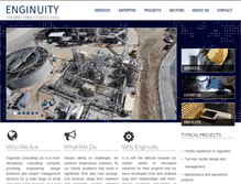 Tablet Screenshot of enginuity-consulting.ca